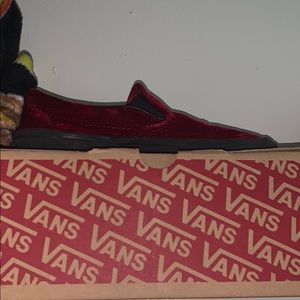 Red velvet vans